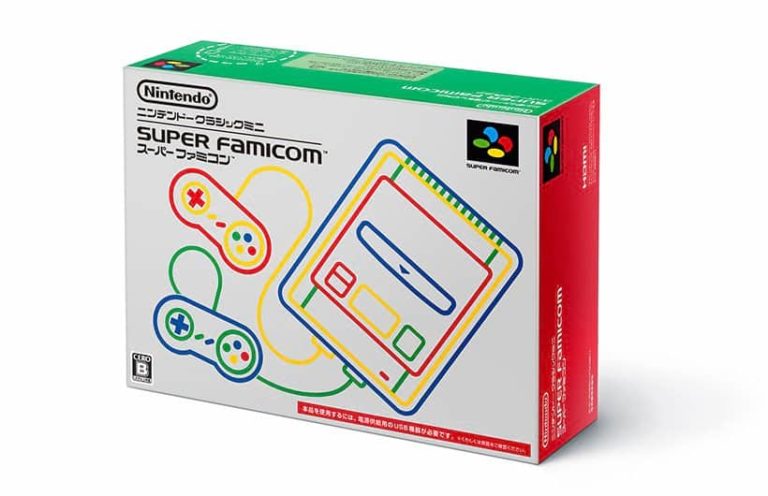 Caja de Super Famicom Mini